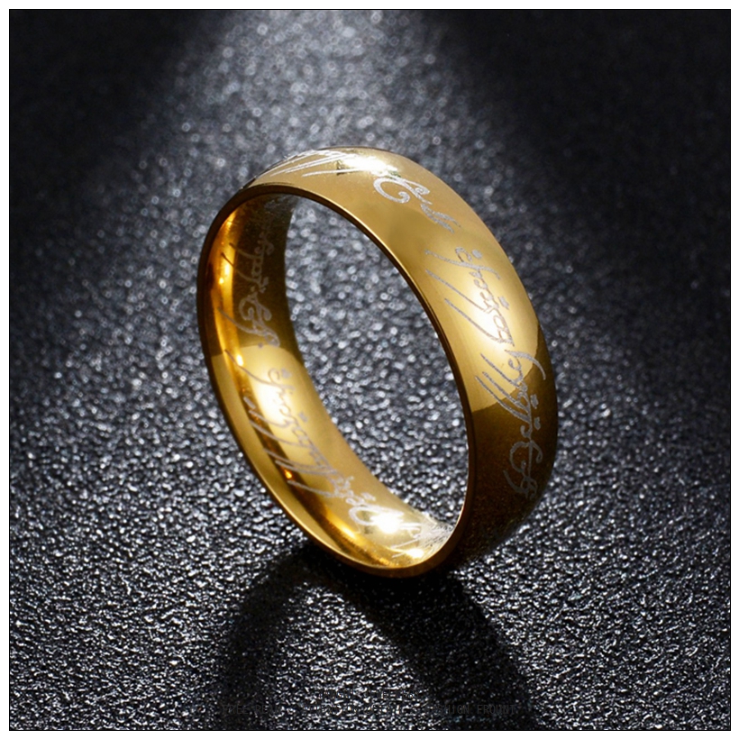 Lord Of The Rings Ring Of Power Budget Lord One Rings Stainless Steel One Ring Of Power Gold The Lord Of Ring