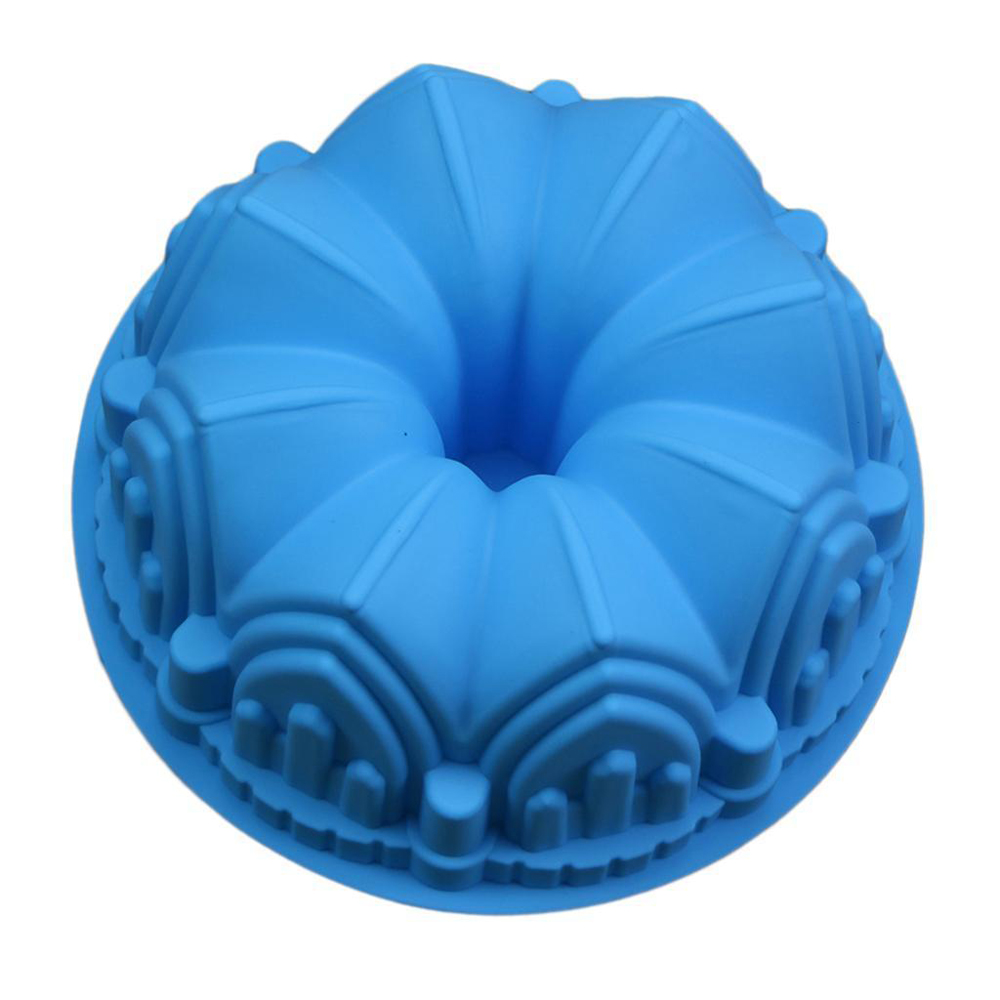 Silicone Bundt Crown Cake Baking Tin Mold Nonstick Bakeware Pan