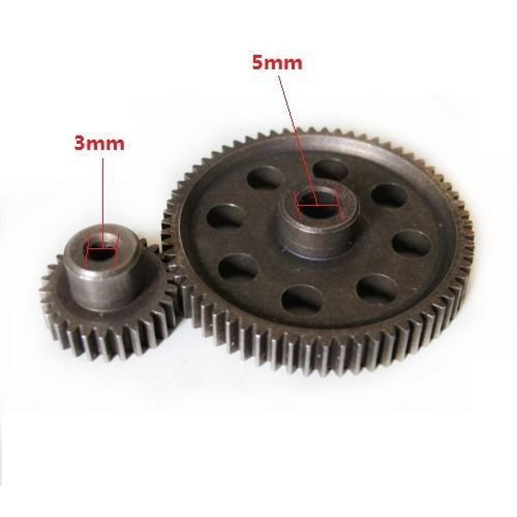 Differential Metal Main Gear T Motor Gear T Combo For Hsp Rc