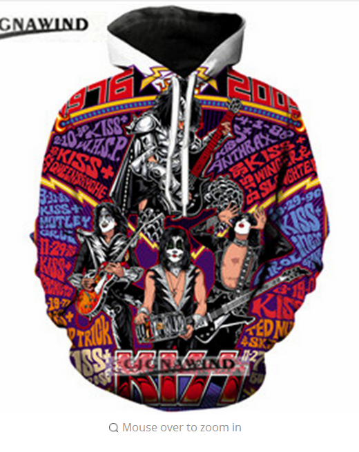 kiss band sweater