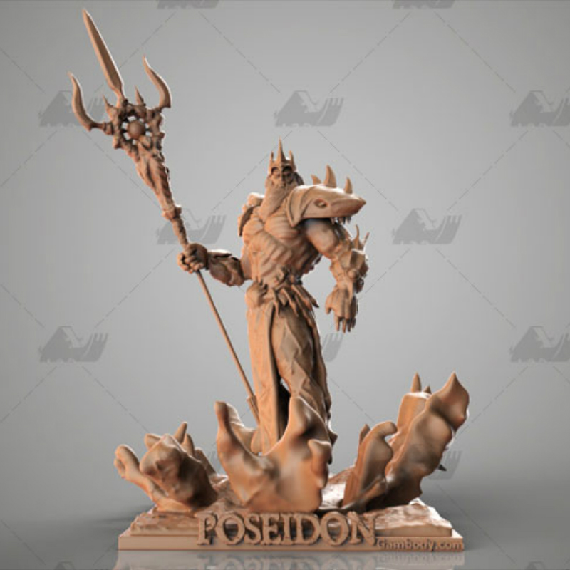 Poseidons Trident Saint Seiya 3D model 3D printable