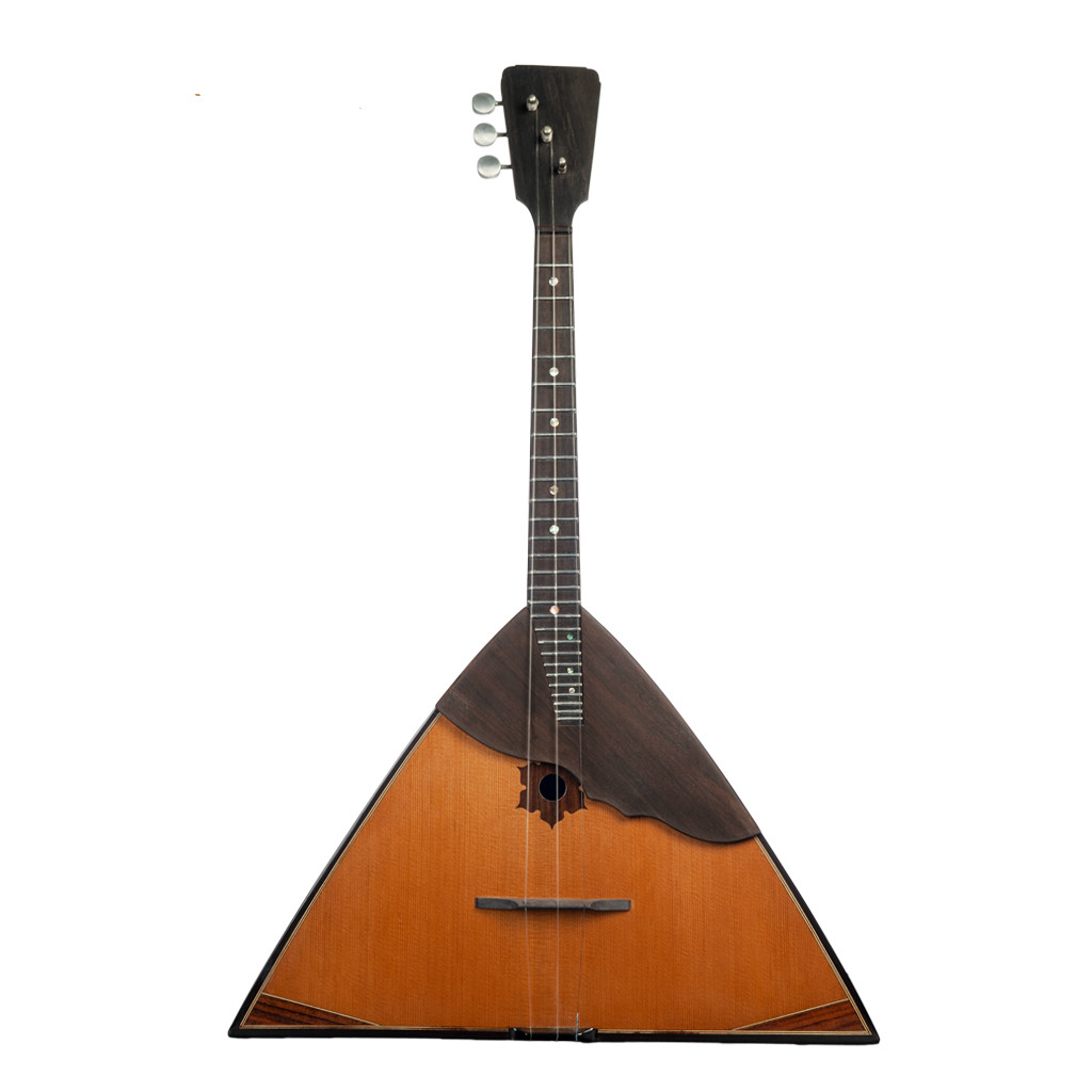 2021 NAOMI Balalaika Spruce Russian Music Instrument Triangular Shape 3