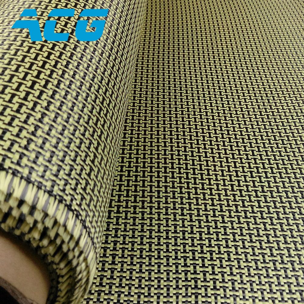 200g Carbon Fiber/Yellow Kevlar Fabric 2x2 Twill 40"*40" I shape weave 1m width eBay