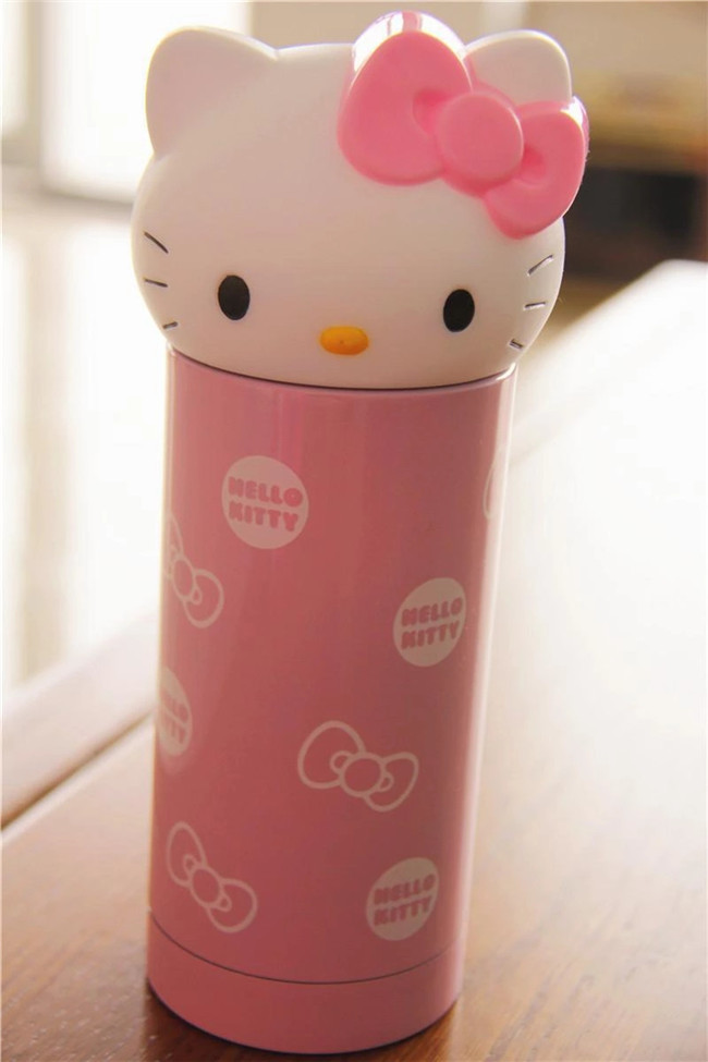 360mL Stainless Steel Hello Kitty Vacuum Thermos Cups Travel mugs Water