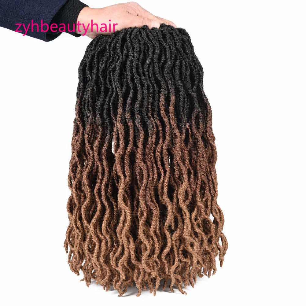 Zoll G Ttin Faux Locs Crochet Braids Flechten Haarverl Ngerungen