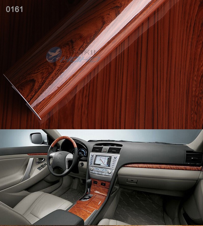 Wood Interior Car vinyl teak wood grain vinyl interior decal roll car wrap film Wood Interior Car vinyl teak wood grain vinyl interior decal roll car wrap film