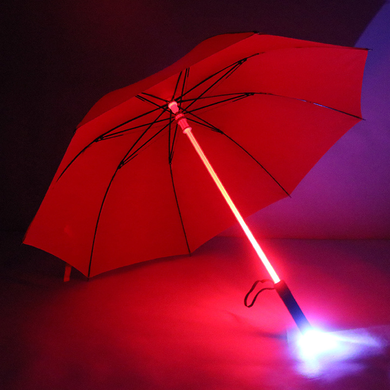 2020 Fishing LED Light Rain Umbrella LED Light Flash Light Saber