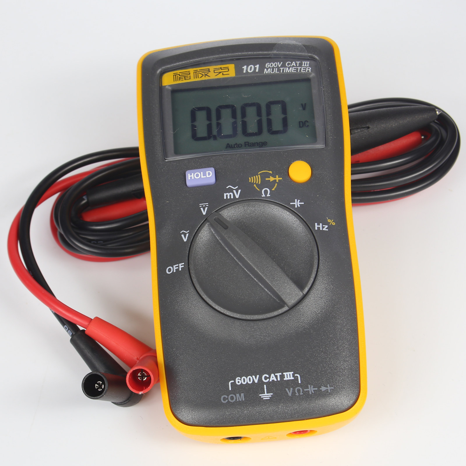 NEW FLUKE 101 Handheld Digital Multimeter F101 Small Pocket Mini 600V