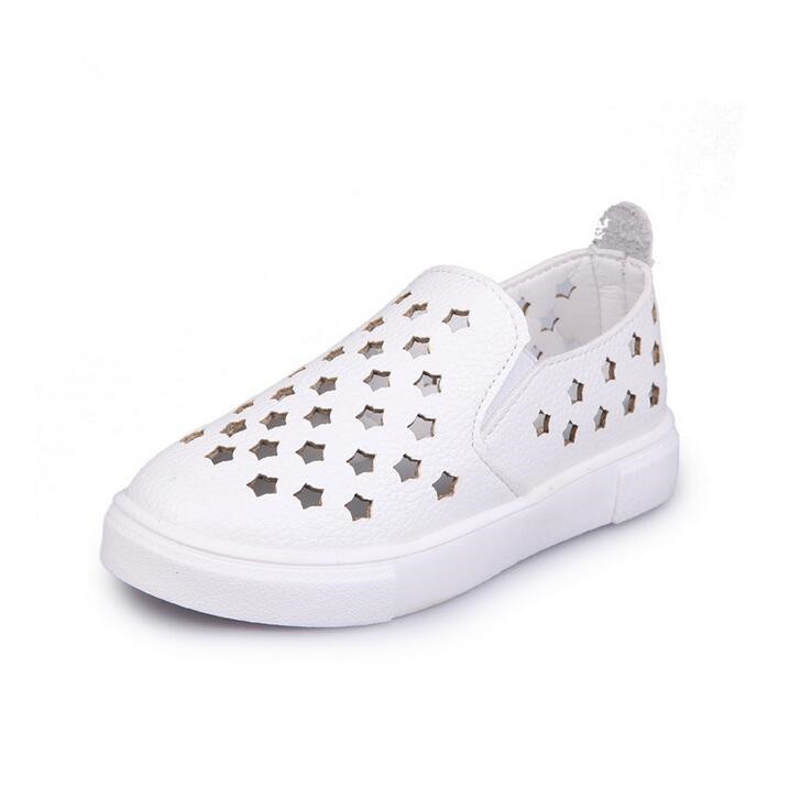 boys white slip ons