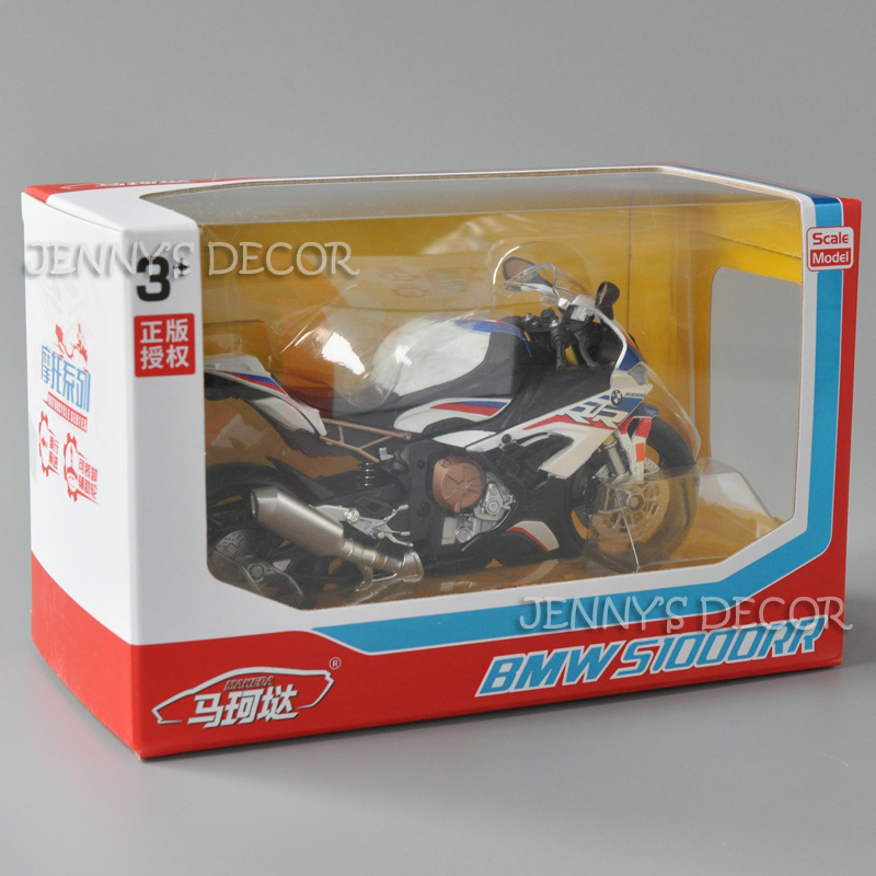 modellino moto 1:12 gioco giocattolo BMW S 1000RR per bambini ragazzi  maisto