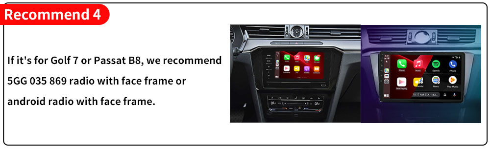 Acheter 7 ''/9'' autoradio Android multimédia pour Volkswagen Golf 5 6 Polo  Passat B6 B7 CC Jetta VW Skoda 2Din AutoAudio stéréo Carplay