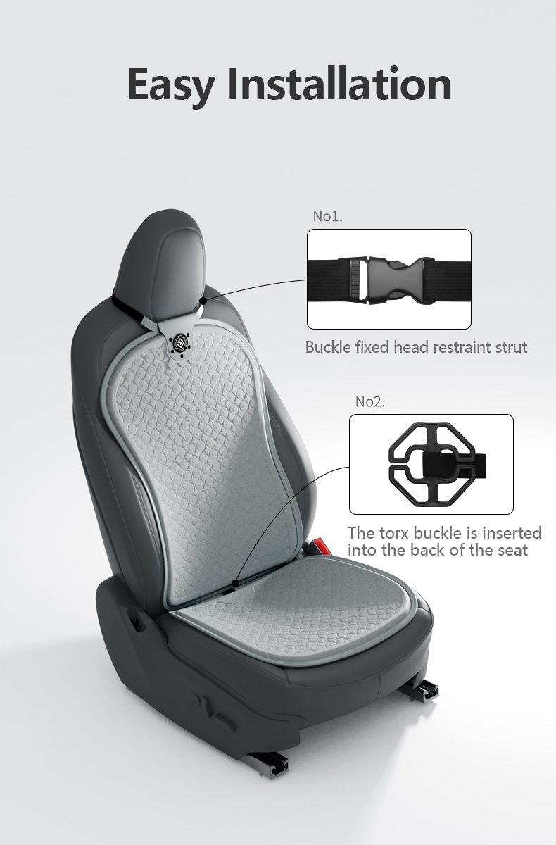 Coussin et dossier de siège avant arrière pour Tesla Model 3 Model Y -  Matériau respirant (2017-2023) – TESLAUNCH