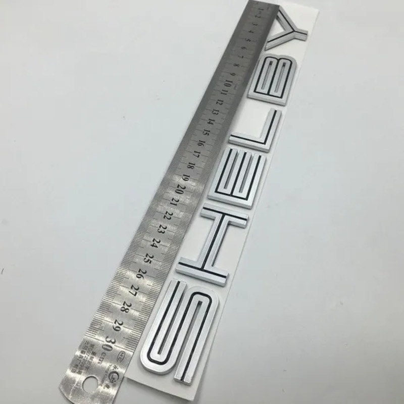 SHELBY logo Car Rear Trunk Emblem Badge Sticker for super snake COBRA Mustang GT350 GT500_voghion.com