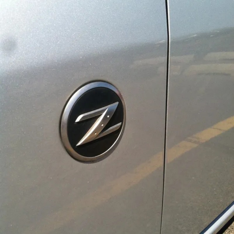 1 sæt(5x) 3D 350 Z Symbol Bil Auto Forre Bag Side Body Emblem Badge Stickers til NISSAN 350Z Fairlady Z Z33 Sort_voghion.com