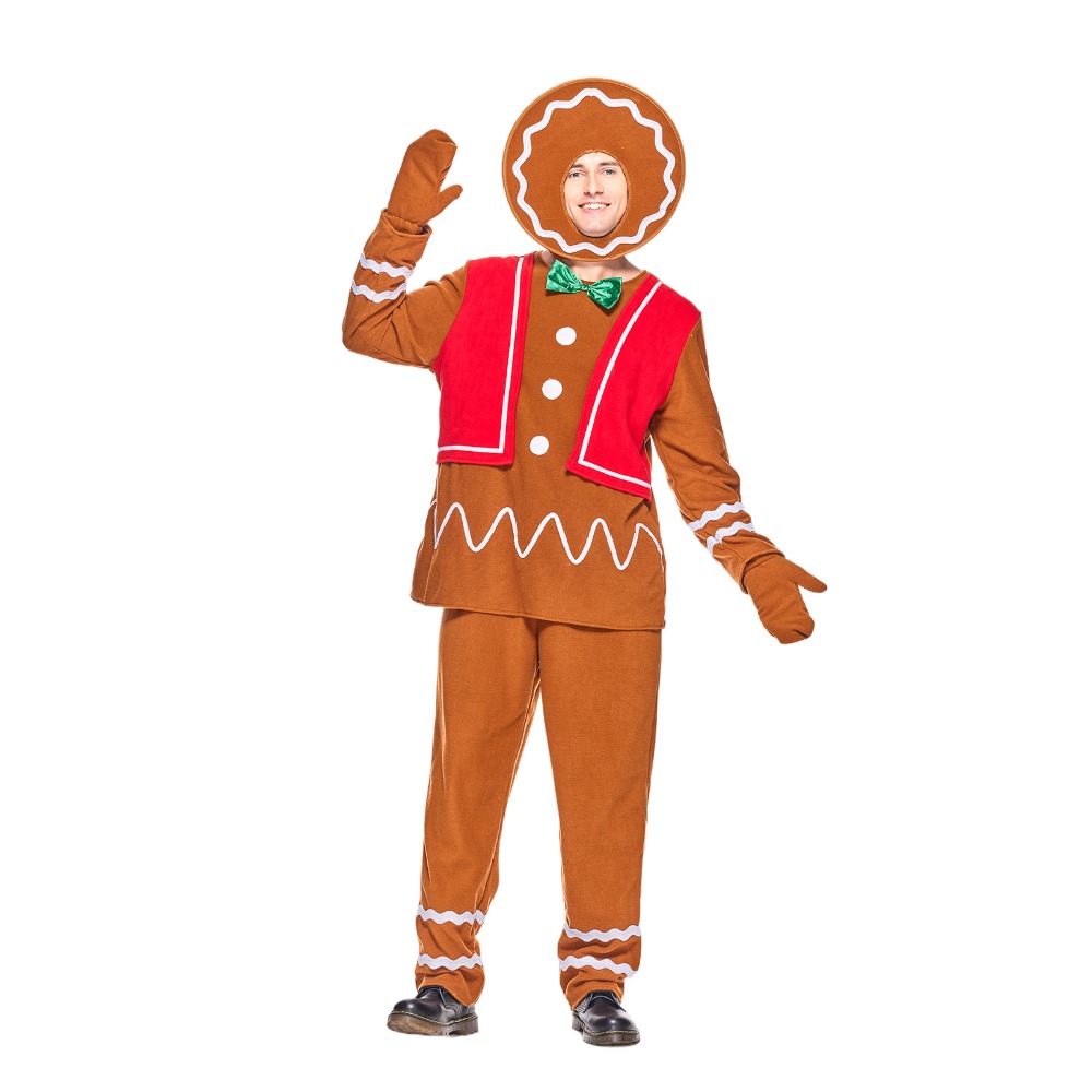 Déguisement Bonhomme Pain d'Épices Adulte Deluxe – photo 2