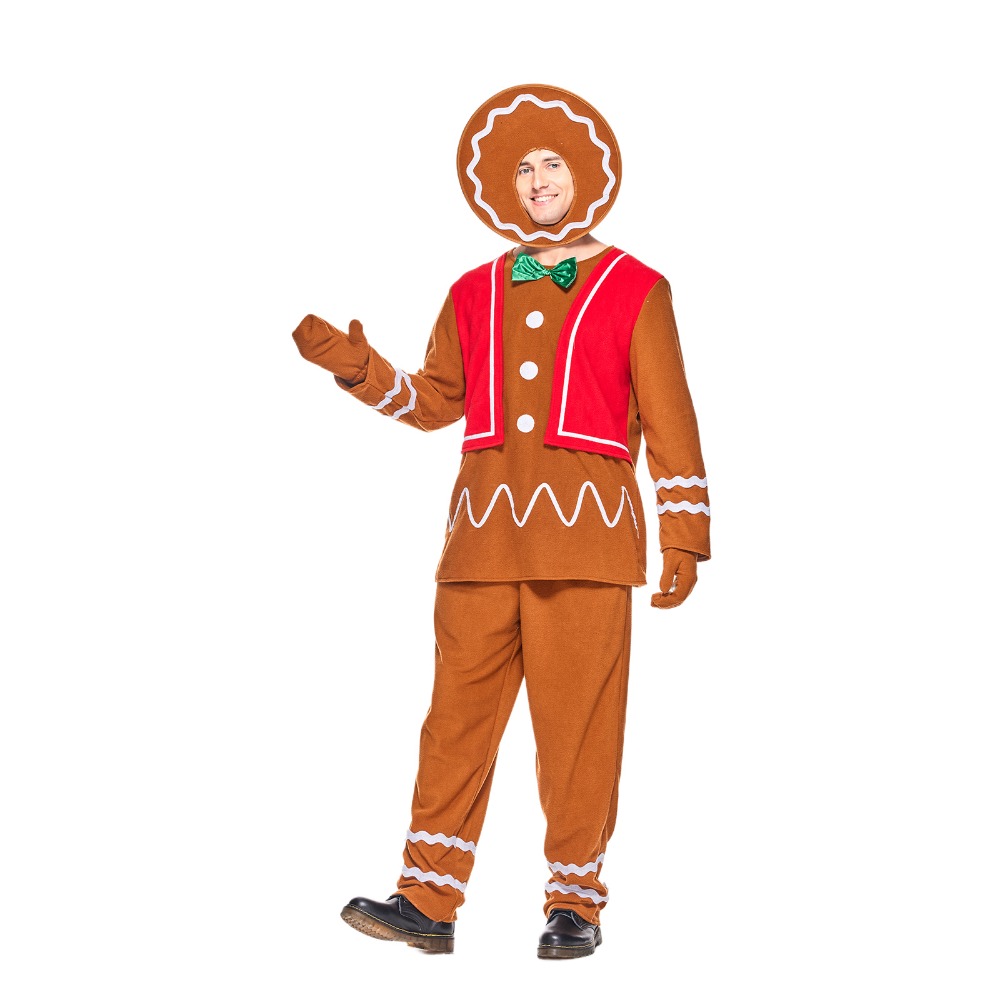 Déguisement Bonhomme Pain d'Épices Adulte Deluxe – photo 3