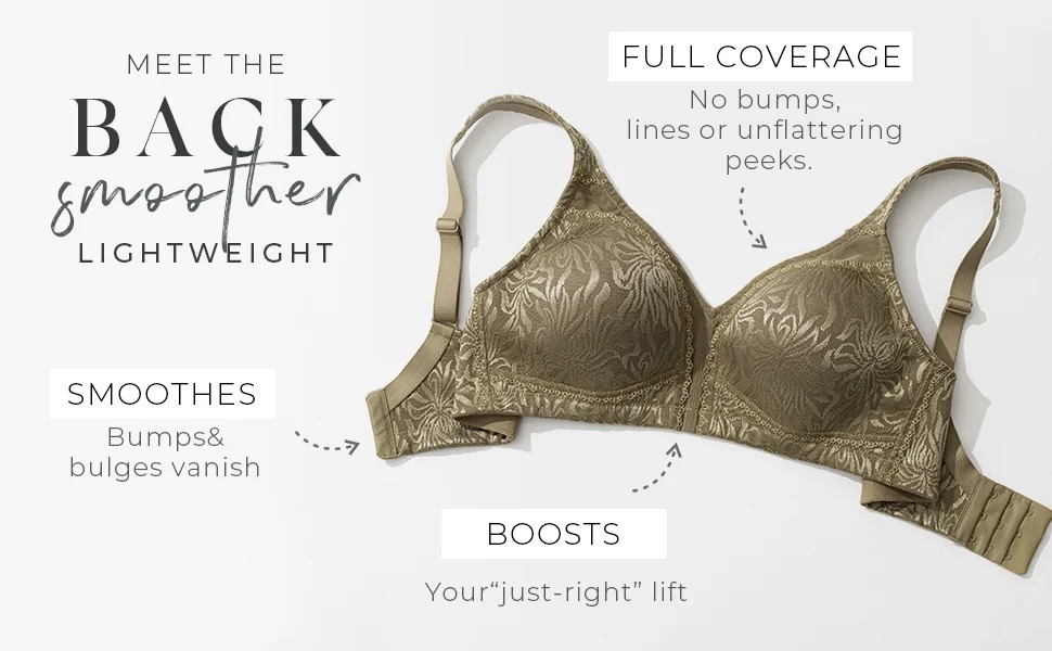 Women's Full Coverage Plus Size Comfort Minimizer Bra – WingsLove