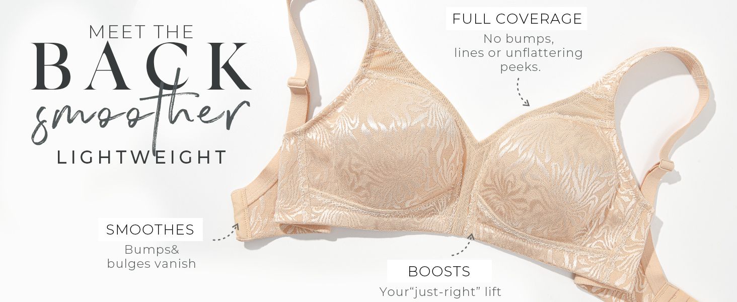 Full Coverage Large Bust Non-Padded Minimizer Bra