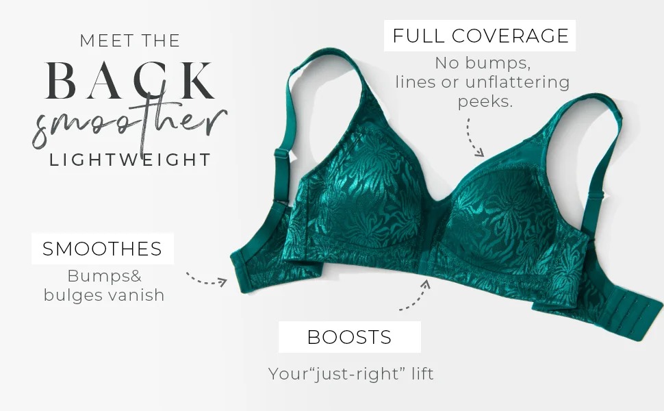 Full Coverage Comfort Sports Minimizer Bra For Bigger Size Malachite Green