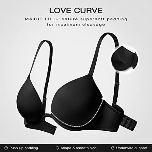 REGINA COLLECTIONS Women's Everyday Use Underwire Front Open Multiway Push  up Padded Bra (Black 36A) Women Push-up Lightly Padded Bra - Buy REGINA  COLLECTIONS Women's Everyday Use Underwire Front Open Multiway Push