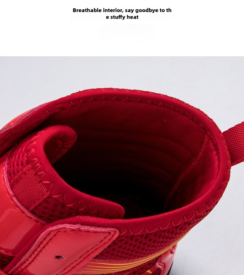 Grote maten antislip en anti-drop boksschoenen voor heren en dames, vechttraining worstelschoenen, lichte slijtvaste en antislip Sanda-vechtschoenen_voghion.com
