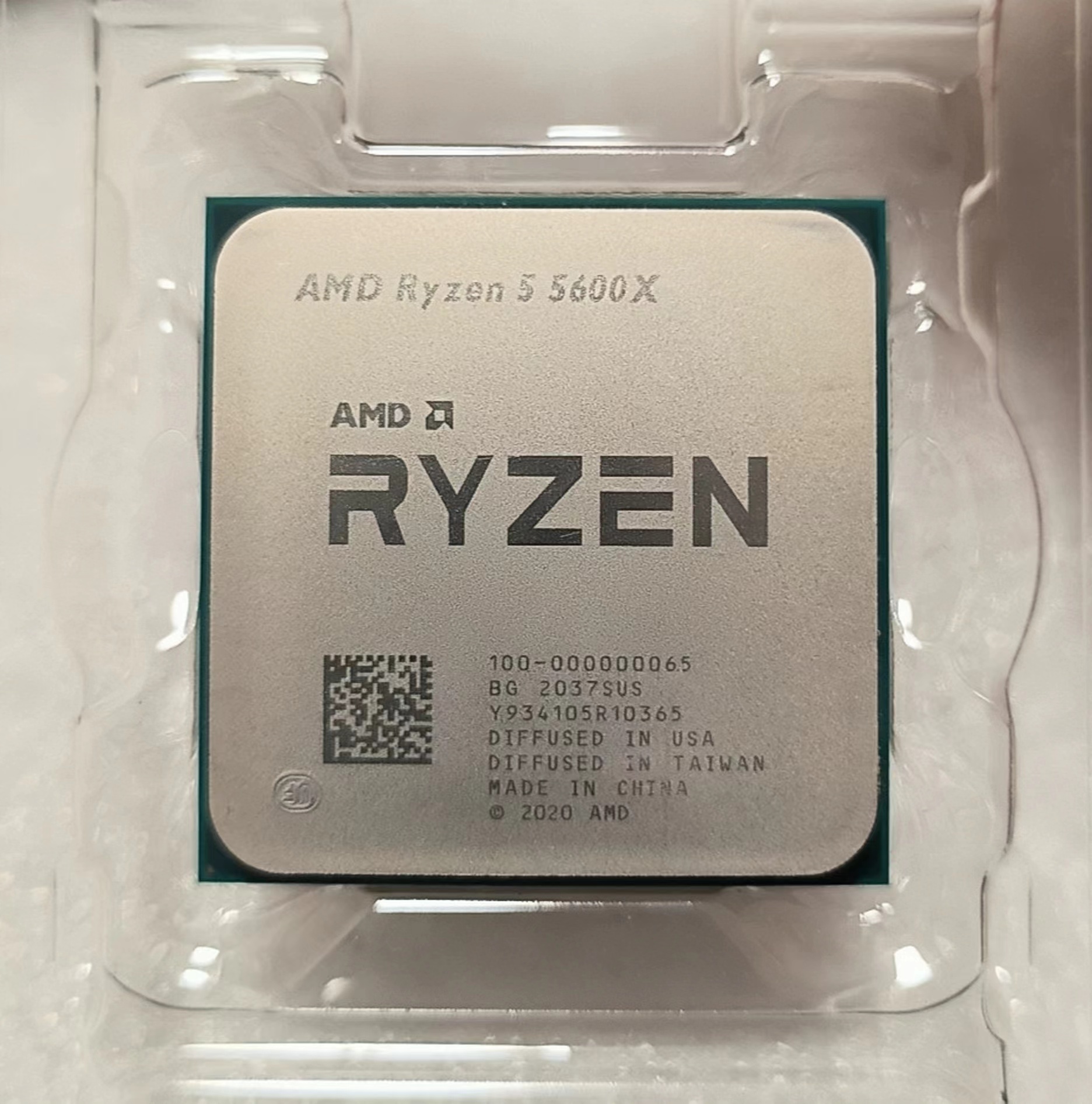AMD Ryzen 5 5600X AM4 CPU Processor R5 5600X 3.7GHz 6Core 12T 65W