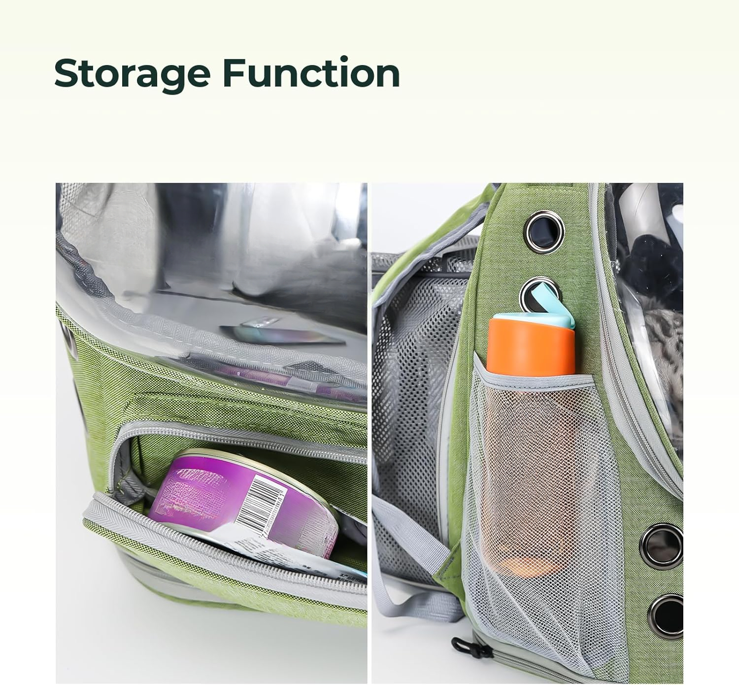 Transparent Cat Backpack Carrier - Breathable & Airplane Approved for Travel