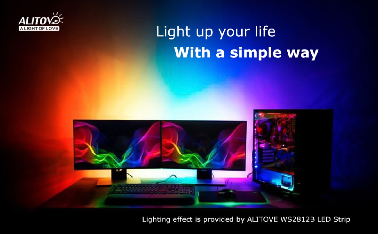 16.4ft WS2812B Individually Addressable LED Strip Light 6