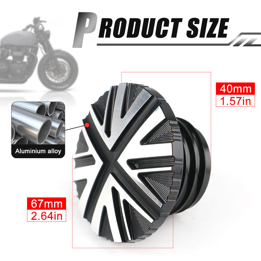 Motorcycle Fuel Gas Cap Cover For Bonneville SE Tscrambler T100