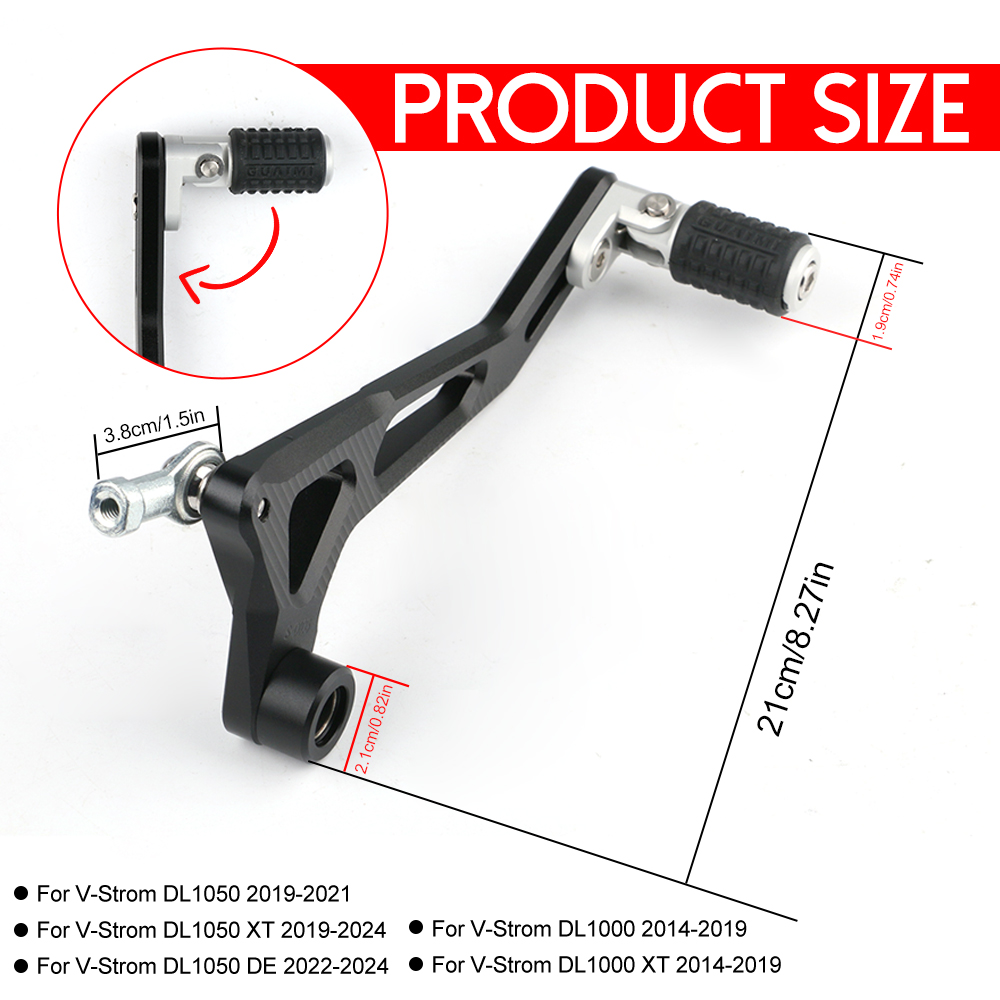 Gear Shift Lever Adjustable Foot Pedal For Suzuki V-Strom DL1050