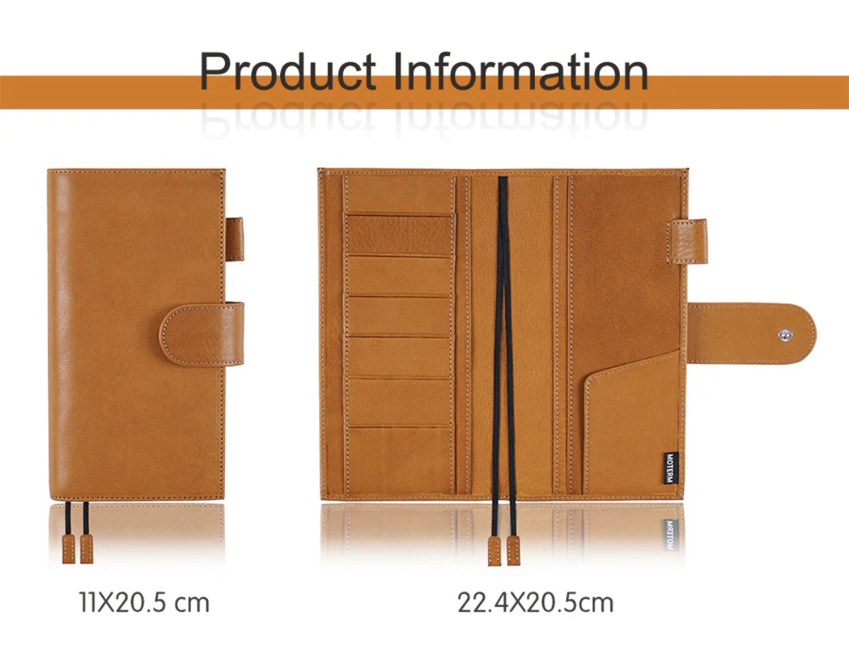 Moterm Original Planner Cover - Weeks (Vegetable Tanned Leather)