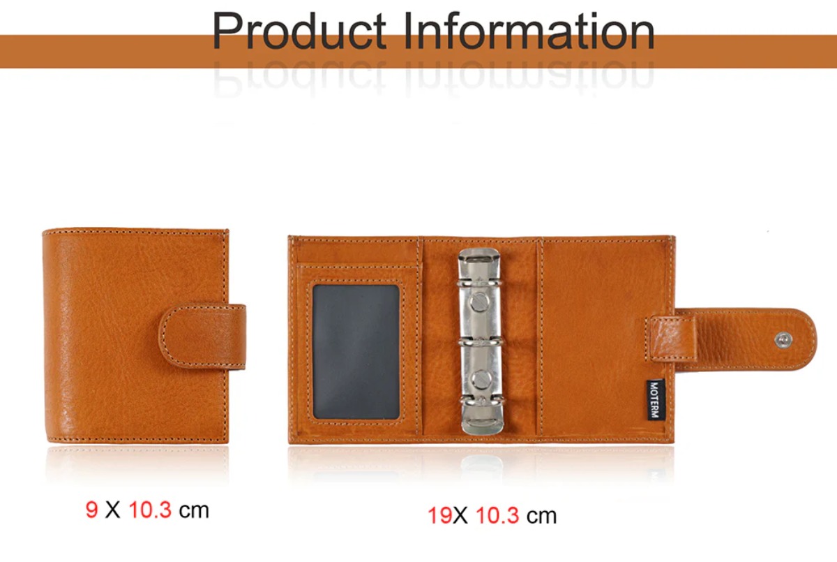 Moterm Regular Rings Planner - A9 (Vegetable Tanned Leather)