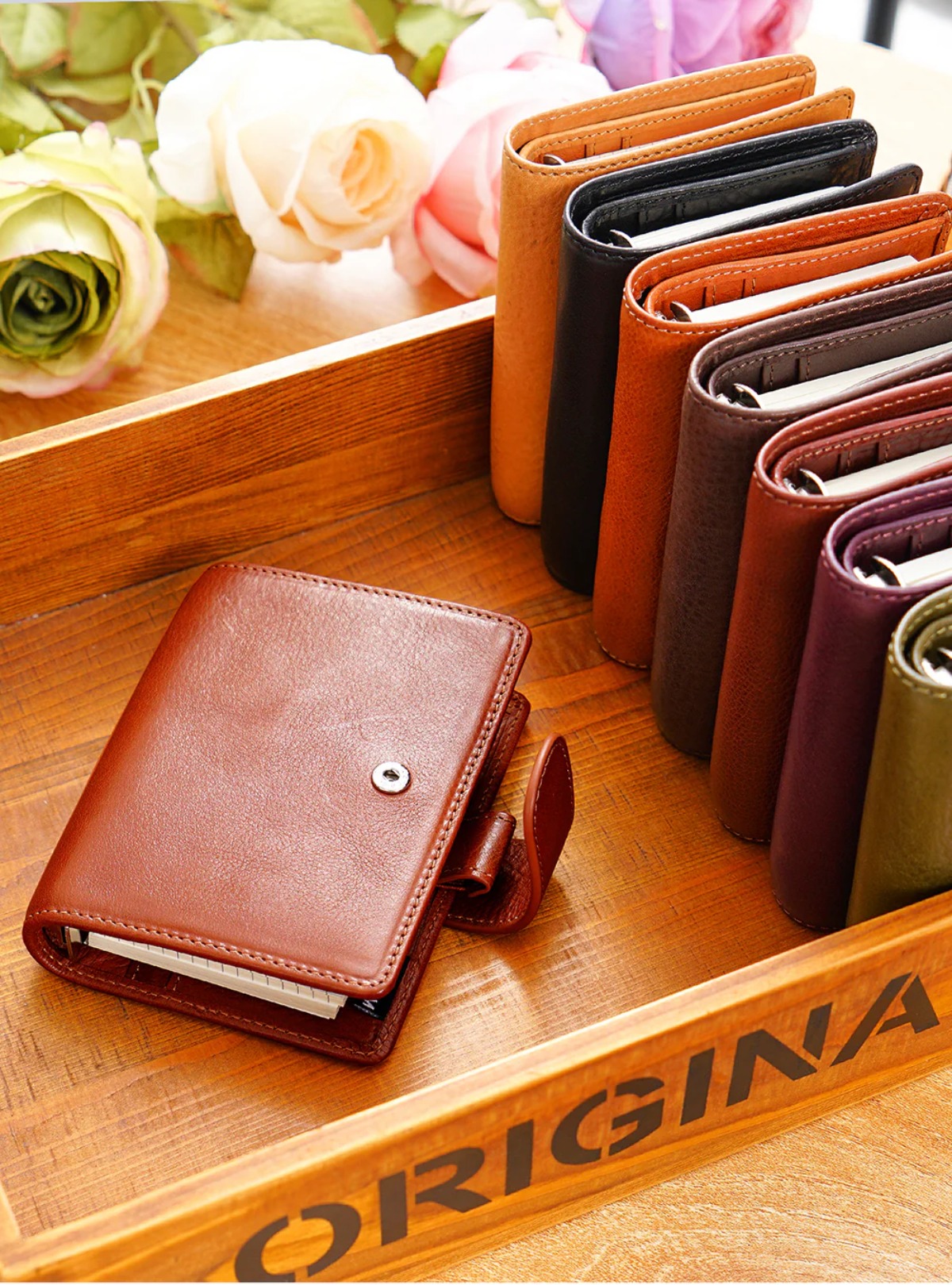 Moterm Regular Rings Planner - A8 (Vegetable Tanned Leather)