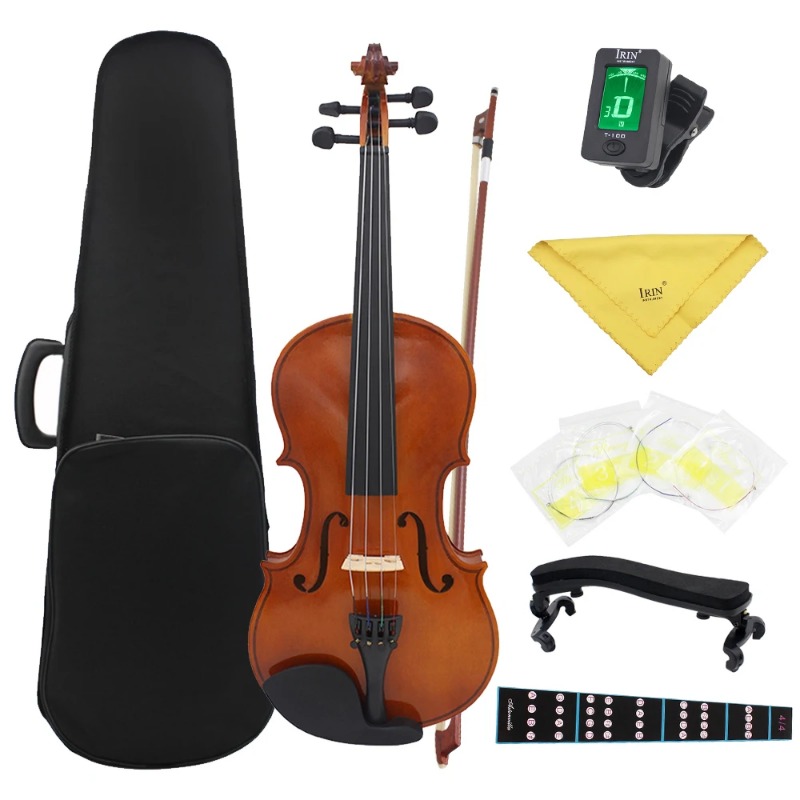 Professional 4/4 Violin Kit with Basswood Body and Ebony Fingerboard