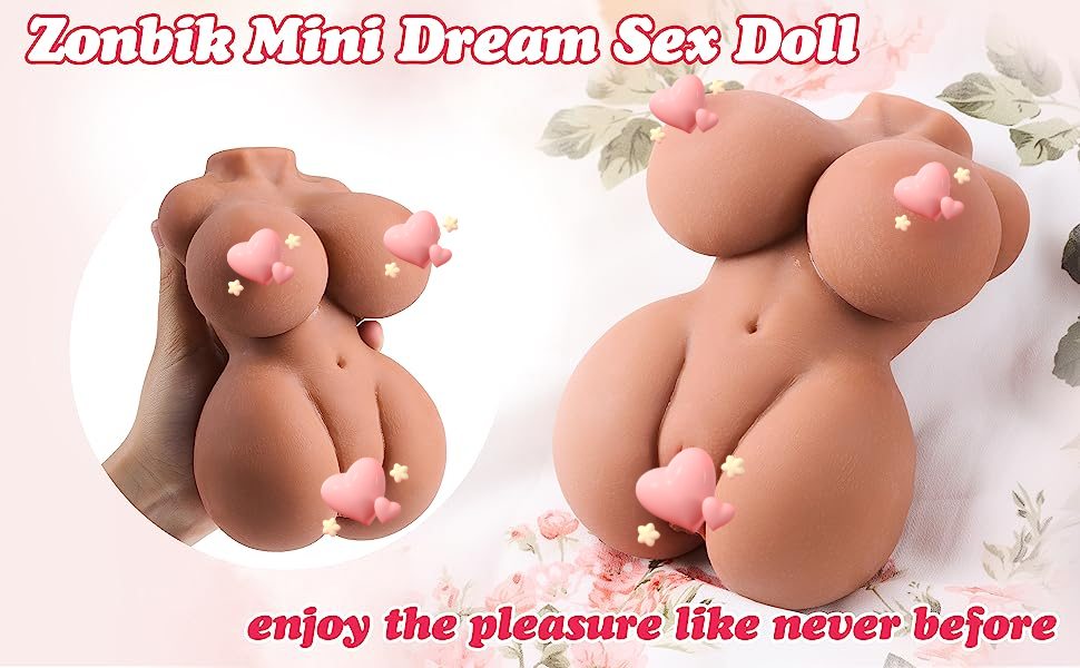 Realistic Silicone Sex Doll Torso with Big Butt and Boobs for Men