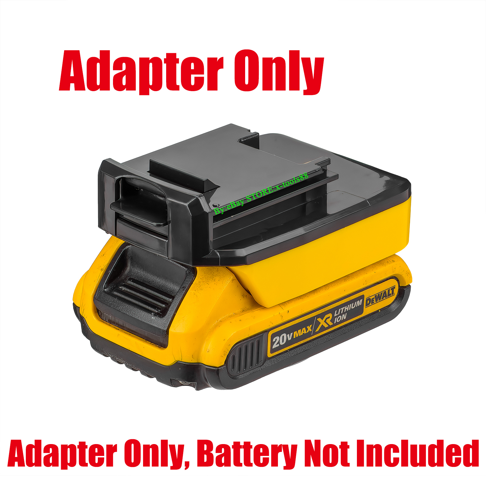 1x Adapter Upgrade Black and Decker 20v MAX (Not 18v) Tool To