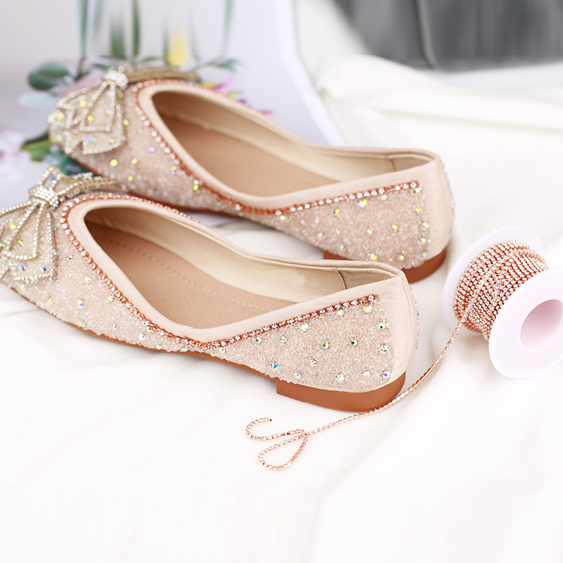 Description Picture 4 of itemRESEN SS4.5-SS18(1.5mm-4.5mm) Glitter Clear Crystal Rhinestone Cup Chain Sew on Rhinestone Trim for DIY Clothing Craft Cup Chain