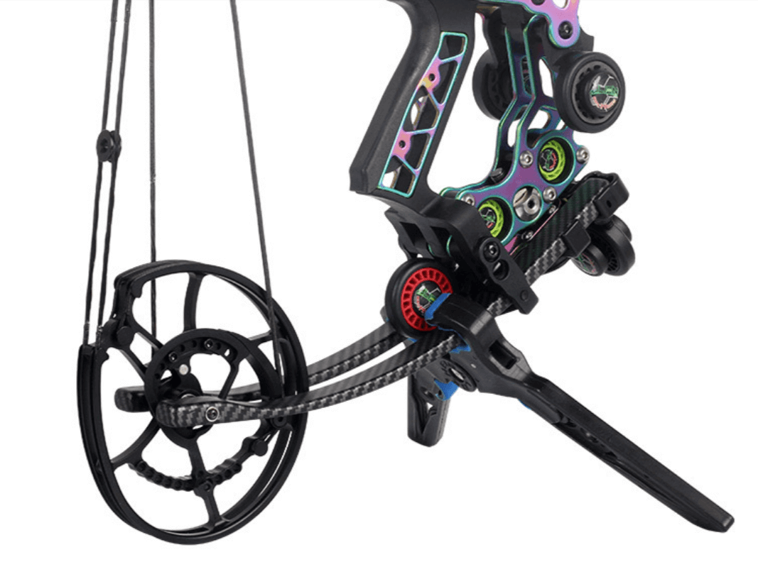 Titanium Alloy Dual-purpose Compound Bow 40-65 LBS Competitive Shooting Hunting：Steel Ball & Archery from AAA archery and armor