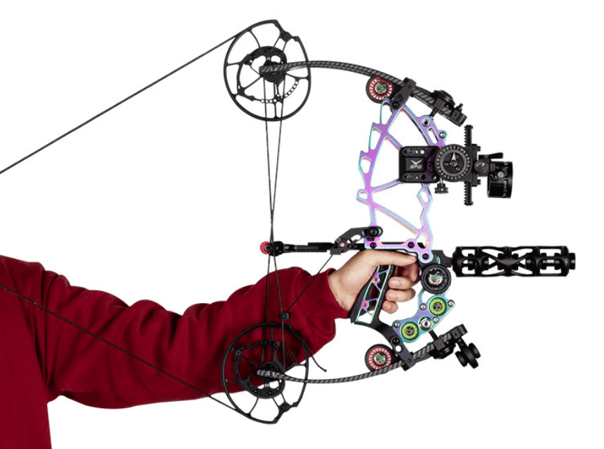 Titanium Alloy Dual-purpose Compound Bow 40-65 LBS Competitive Shooting Hunting：Steel Ball & Archery from AAA archery and armor