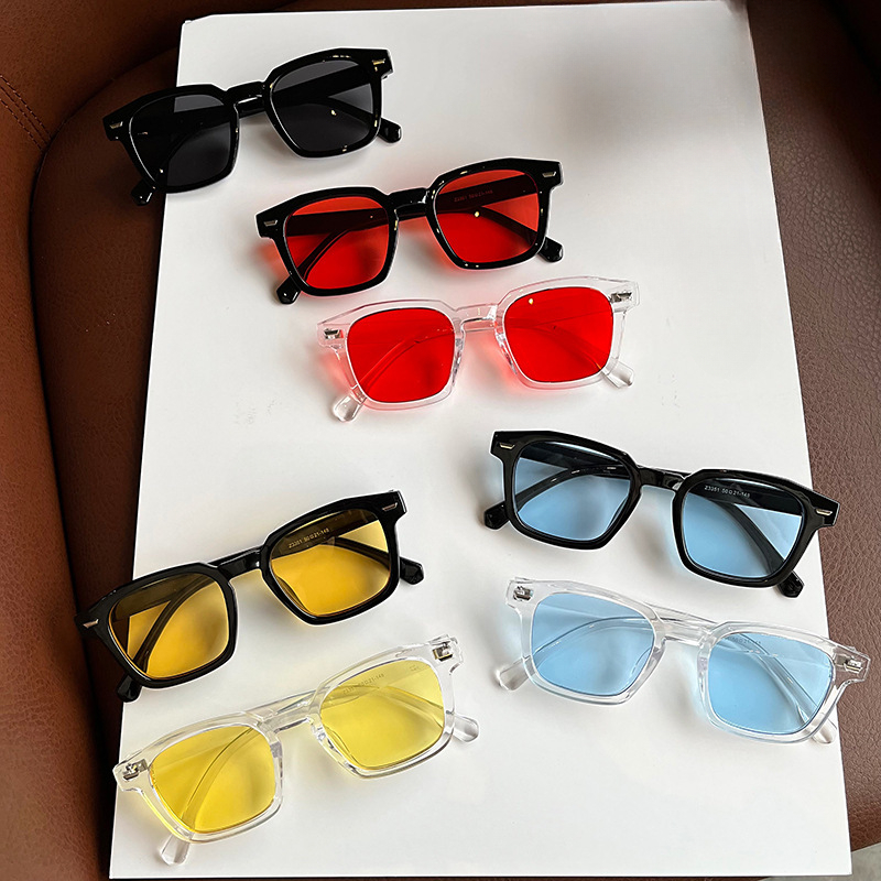 Rice nail sunglasses large frame sunglasses 2024 new anti-ultraviolet sunglasses Korean version of the trend big face_voghion.com