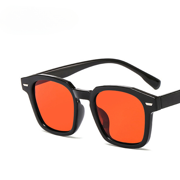 Rice nail sunglasses large frame sunglasses 2024 new anti-ultraviolet sunglasses Korean version of the trend big face_voghion.com