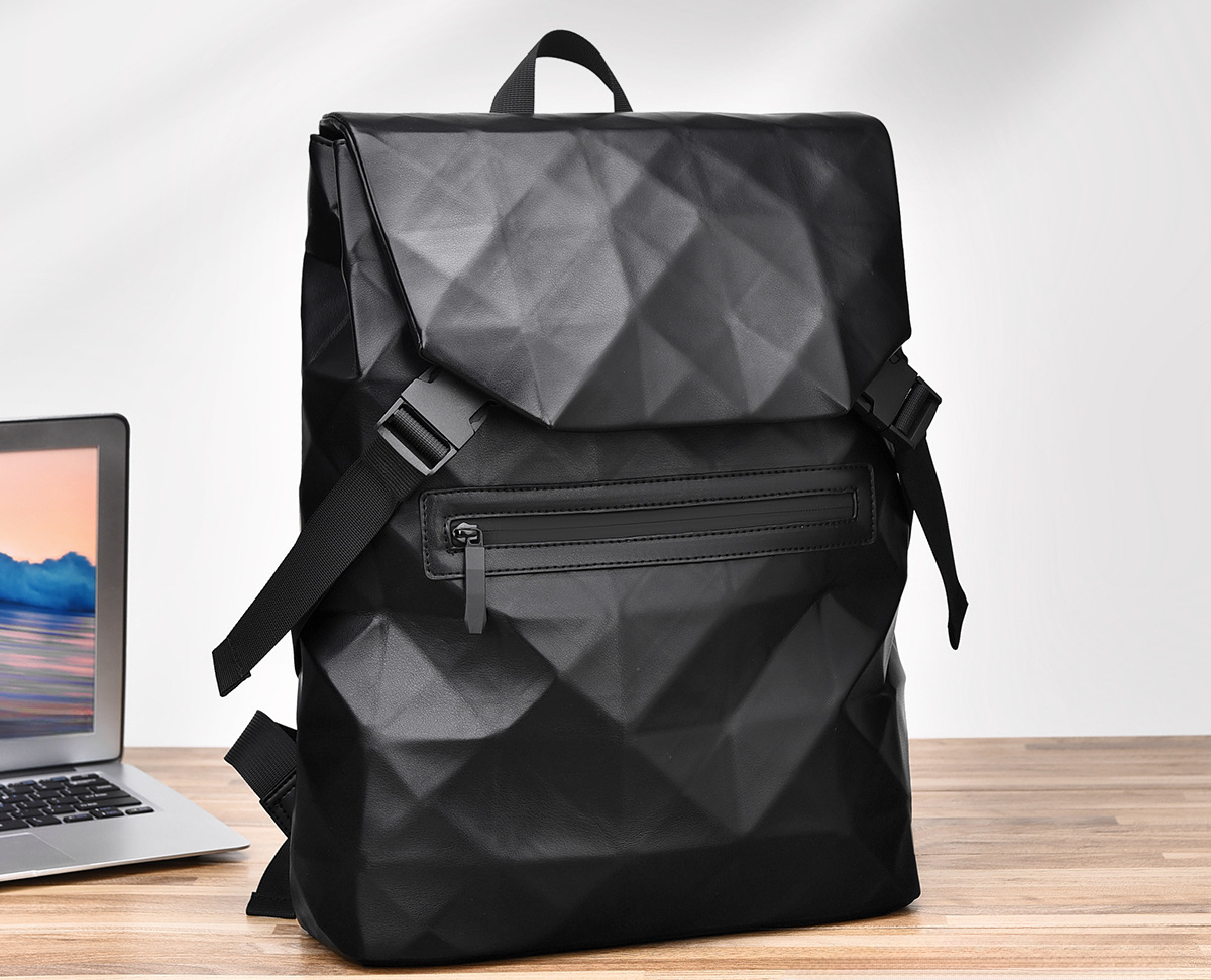 Backpack large capacity new trendy cool diamond backpack business large capacity fashion travel computer backpack_voghion.com