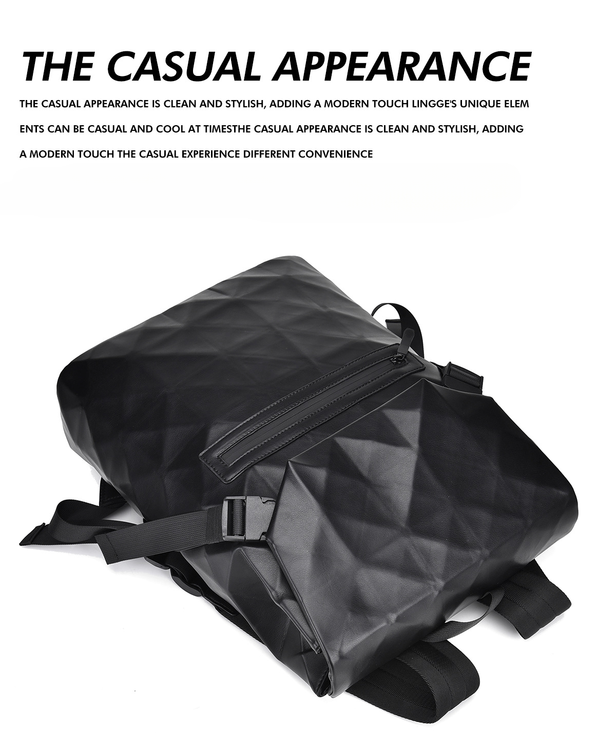Backpack large capacity new trendy cool diamond backpack business large capacity fashion travel computer backpack_voghion.com
