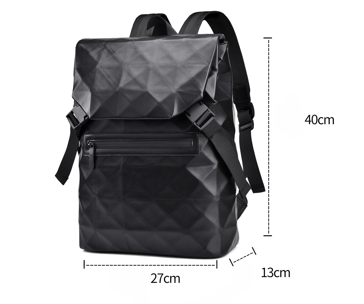 Backpack large capacity new trendy cool diamond backpack business large capacity fashion travel computer backpack_voghion.com