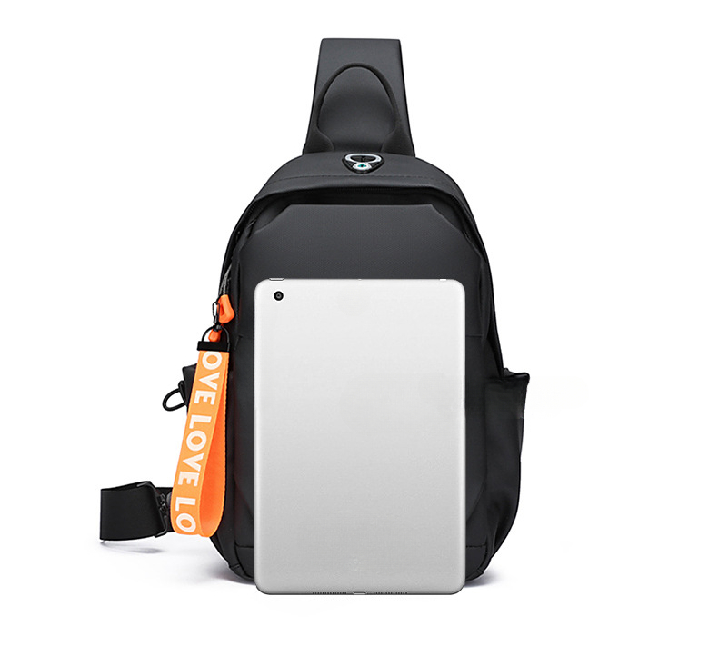 Breast bag men's casual large-capacity shoulder bag new outdoor sports trendy ins crossbody backpack chest_voghion.com