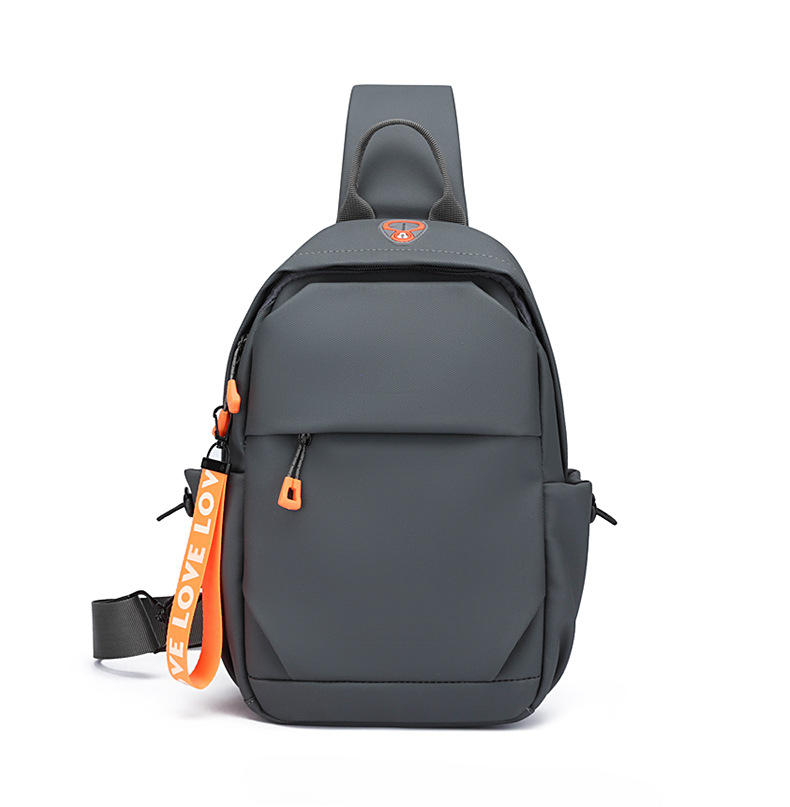 Breast bag men's casual large-capacity shoulder bag new outdoor sports trendy ins crossbody backpack chest_voghion.com