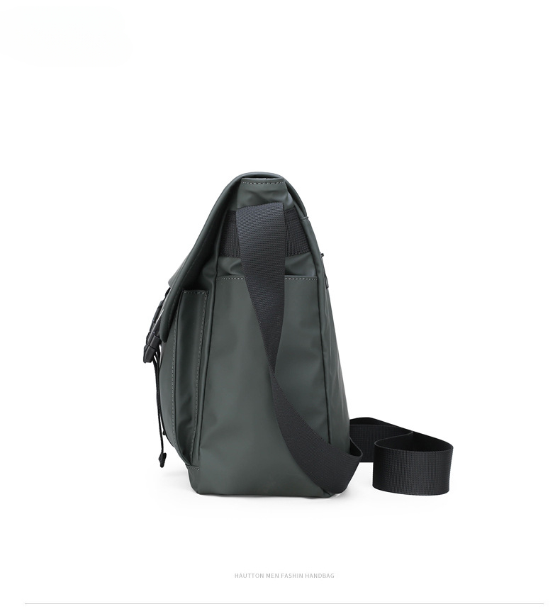 Borsa a tracolla in tessuto Oxford anti-schizzi da uomo, borsa a tracolla retrò da postino, borsa in tessuto di nylon, borsa da uomo_voghion.com