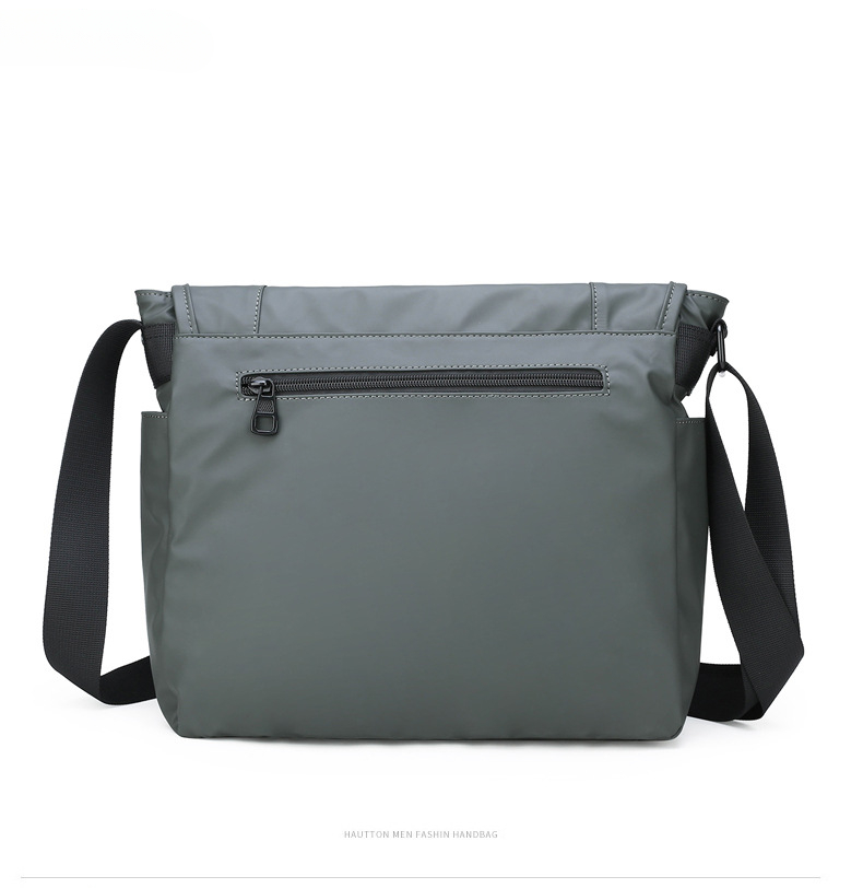 Borsa a tracolla in tessuto Oxford anti-schizzi da uomo, borsa a tracolla retrò da postino, borsa in tessuto di nylon, borsa da uomo_voghion.com