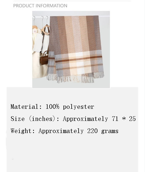 Neuer Herbst- und Winterschal mit horizontalen Streifen und Quaste, warmer Schal für Männer und Frauen, der gleiche Kaschmirschal_voghion.com