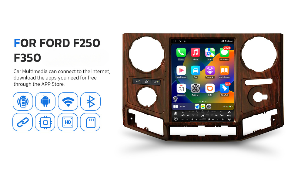 car radio for 2011 2012 2013 2014 2015 2016 Ford F250 F350 multimedia player auto stereo upgrade